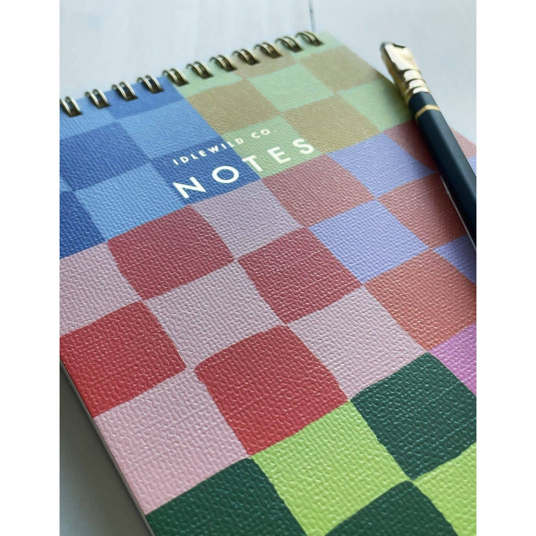 Rainbow Checks Jotter
