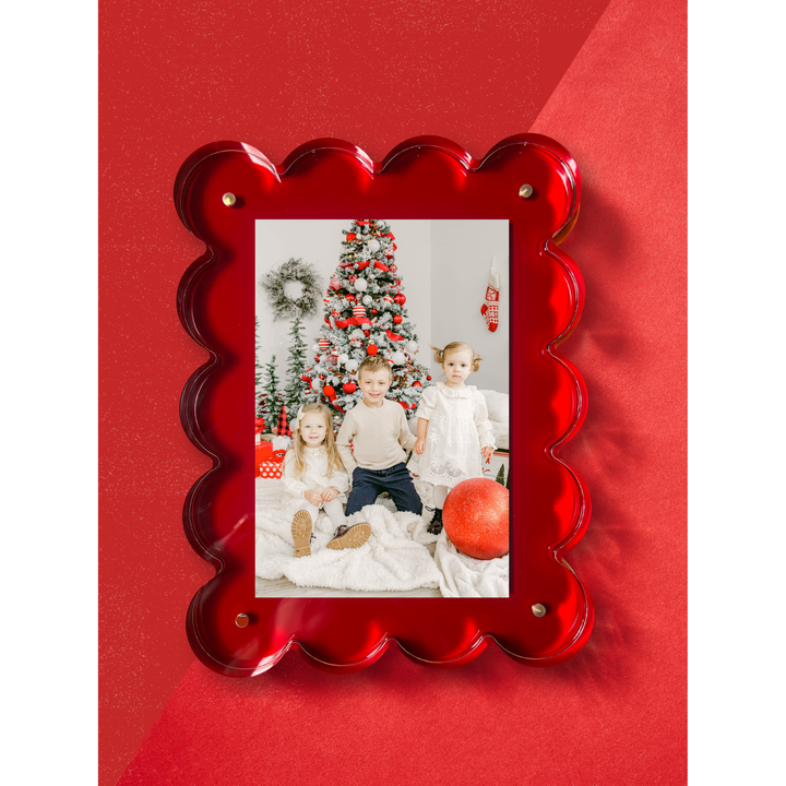 Red Acrylic Picture Frame