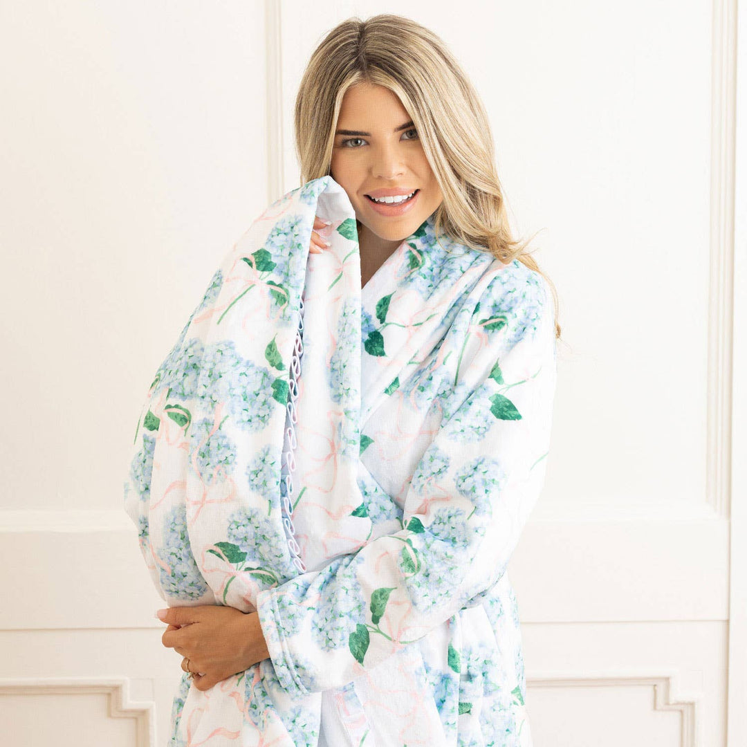 Hydrangea Ribbons Robe