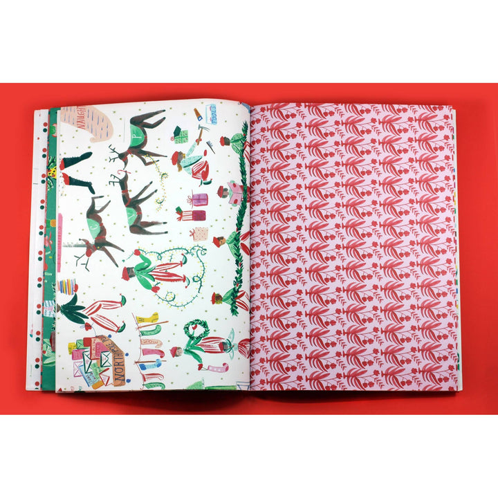 Very Delightful Holiday Wrapping Paper Book