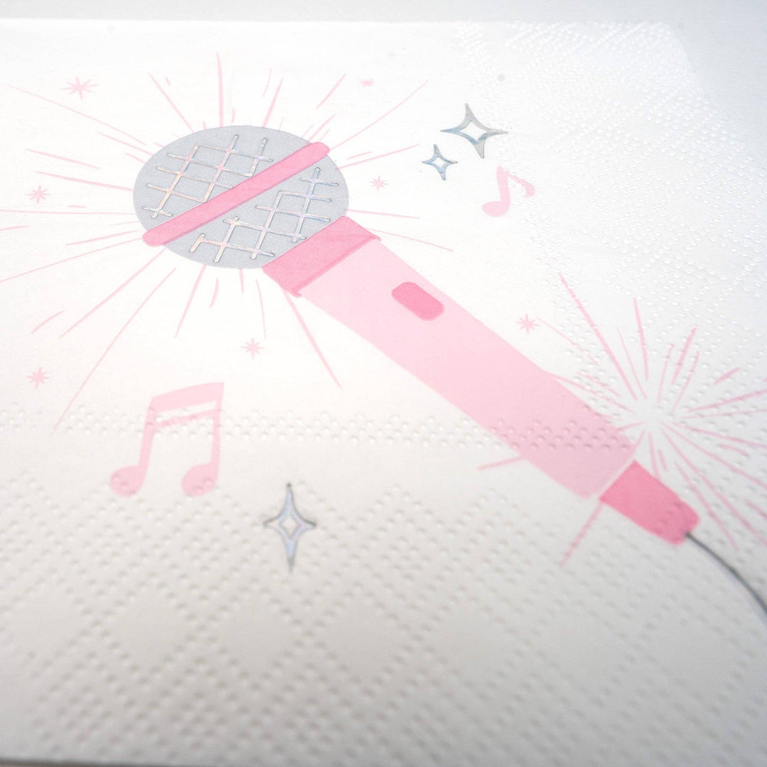 Microphone Cocktail Napkins