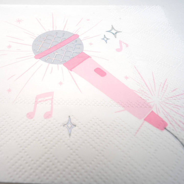 Microphone Cocktail Napkins