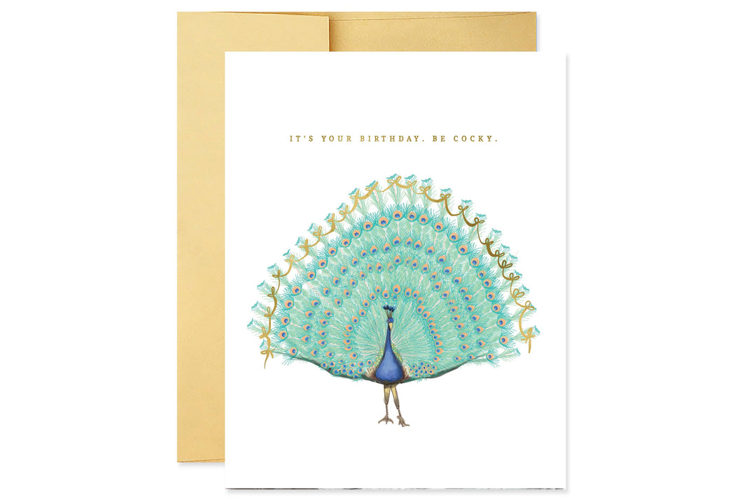 Be Cocky Birthday Card