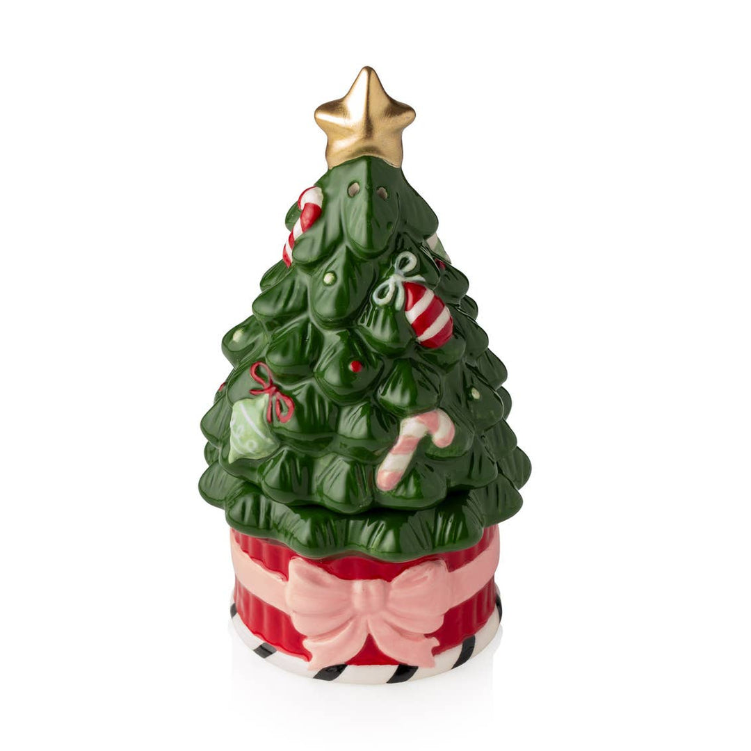 Ceramic Tree Salt and Pepper Shaker