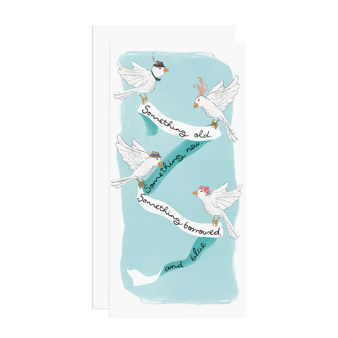 Old, New, Borrowed, Blue Card
