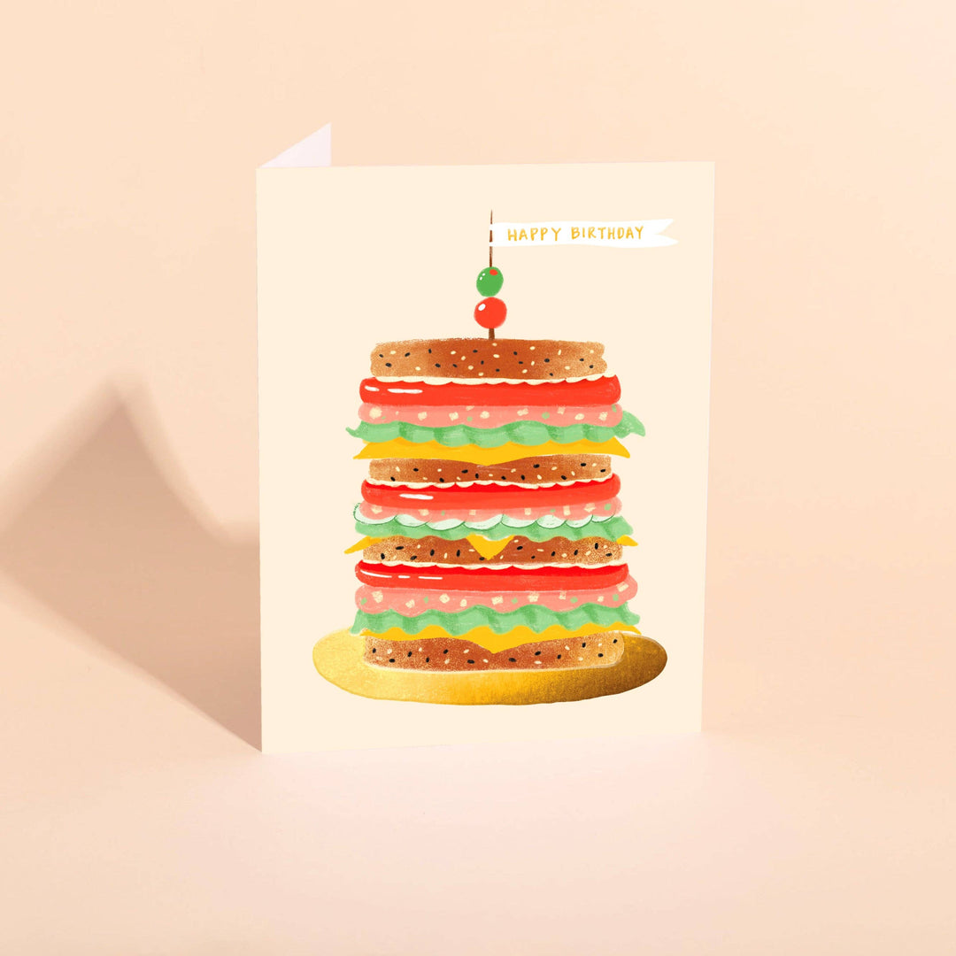 Mortadella Tall Boy Birthday Card