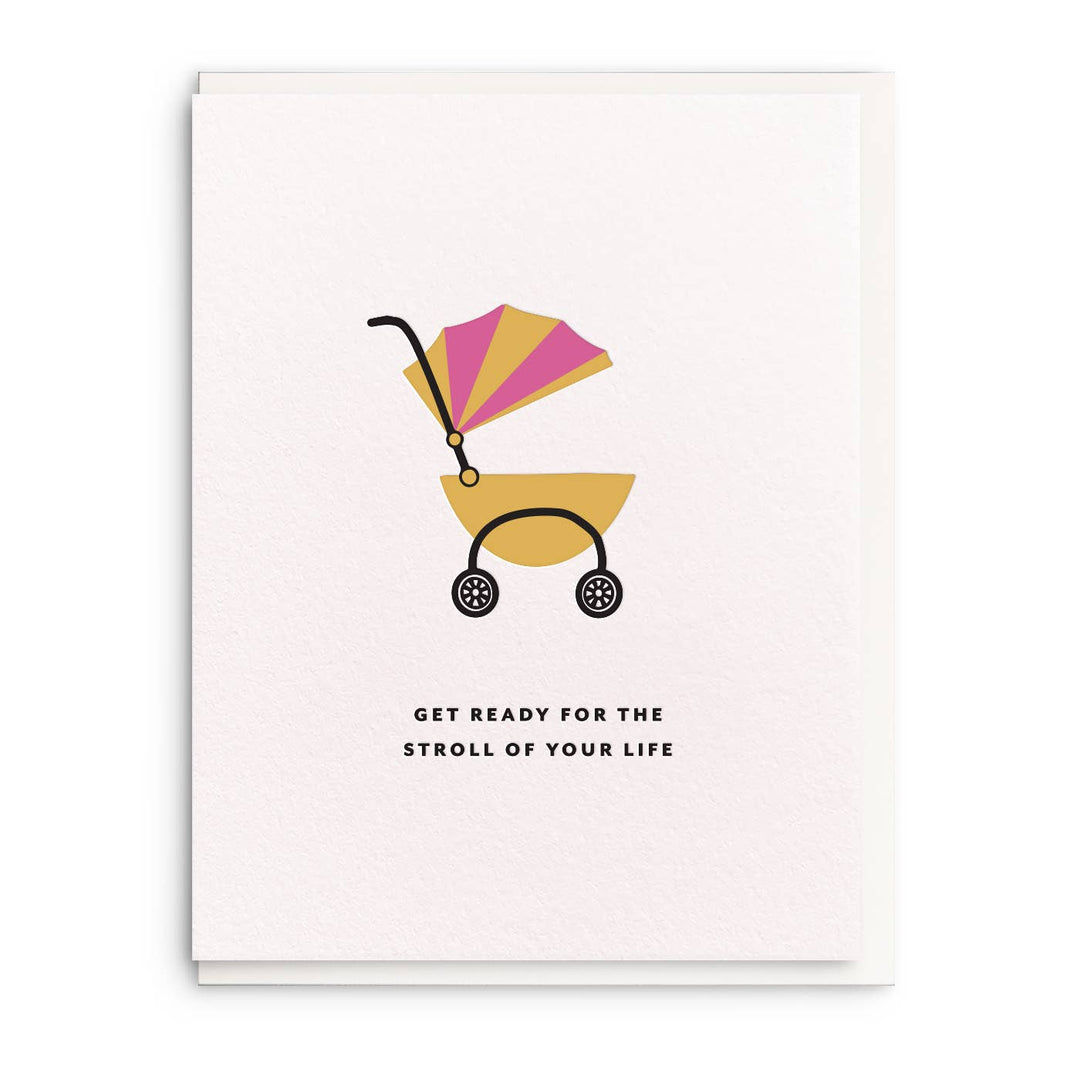 Stroll Baby Greeting Card