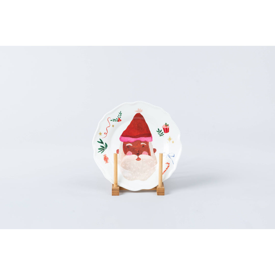 Melamine Santa Plate