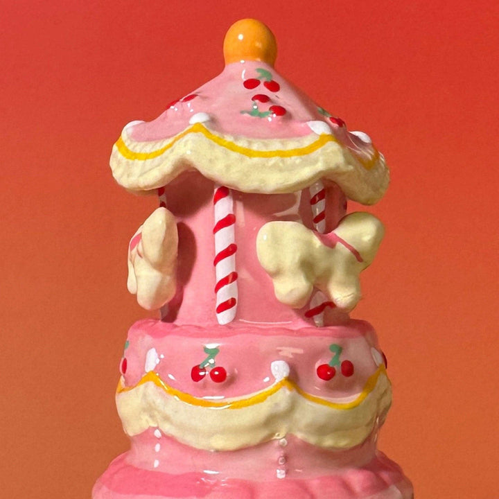Pink Carousel Trinket Box