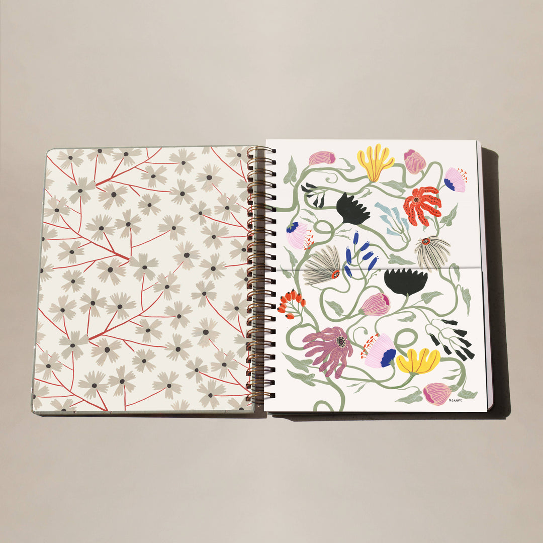 Francis Floral Big Notebook