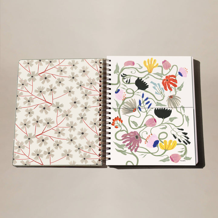 Francis Floral Big Notebook