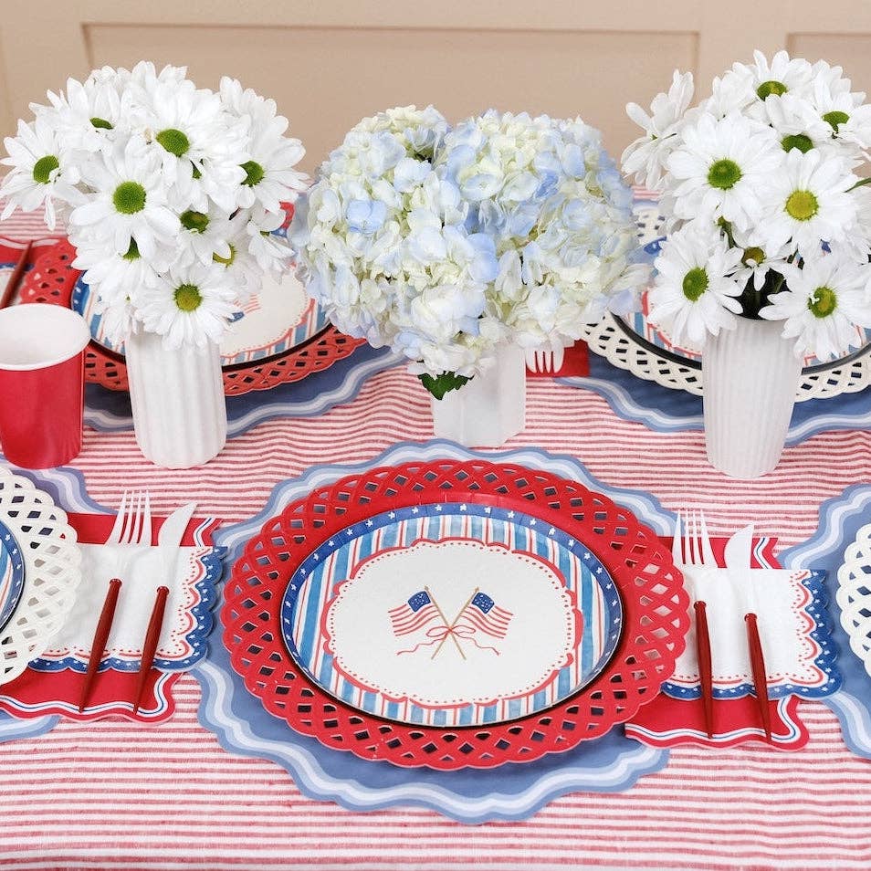 Patriotic Dessert Plates