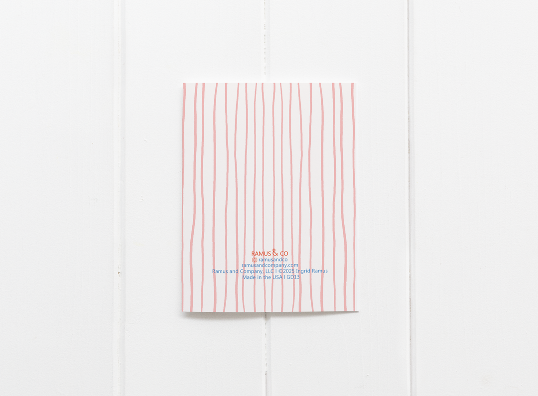 Oh Grad Conga Line Greeting Card