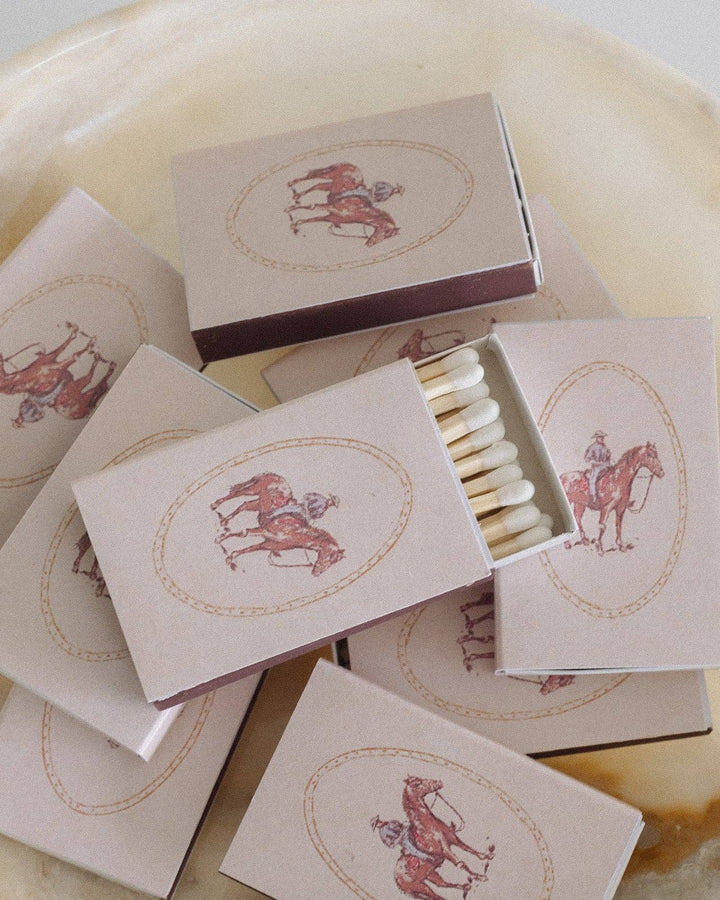 Western Cowboy Matchbox