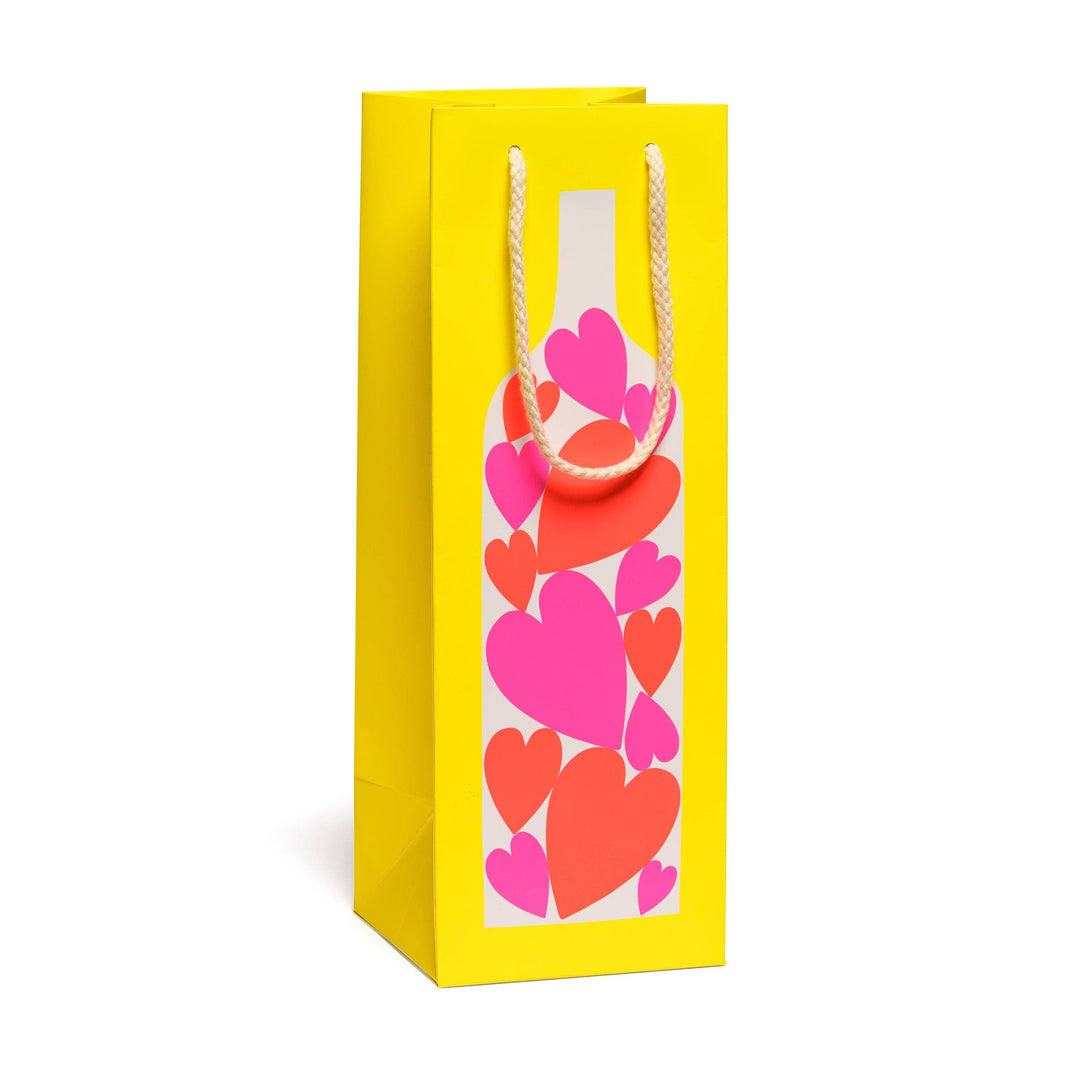 Hearts Wine Bag