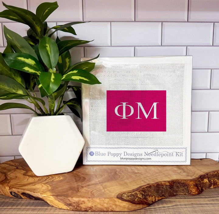 Phi Mu Needlepoint Kit