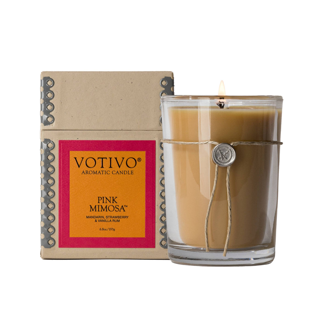 Pink Mimosa 6.8 oz Aromatic Candle