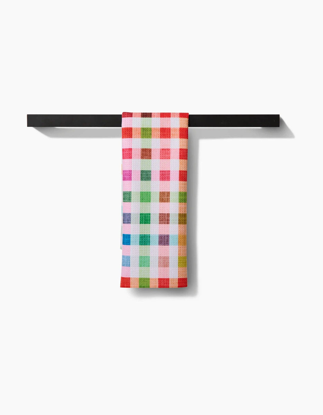 Woven Spring Plaid Tea Towel