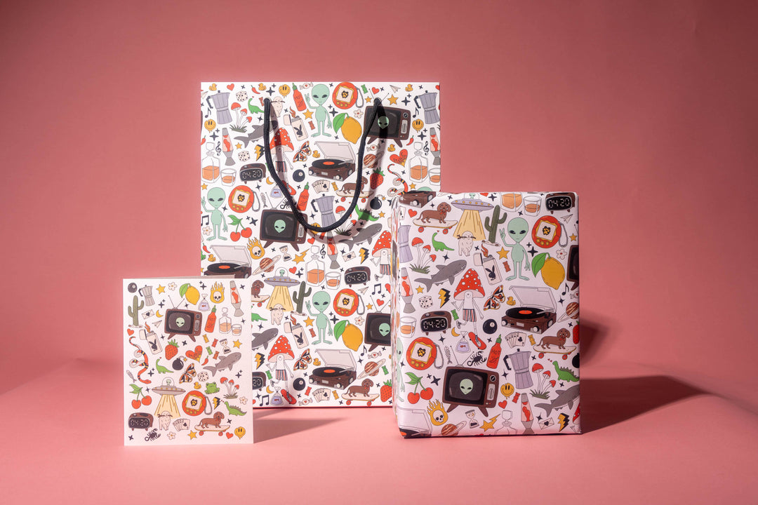 Retro Fun Illustrated Card