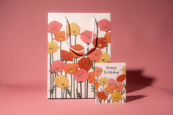 Poppy Fields Gift Bag