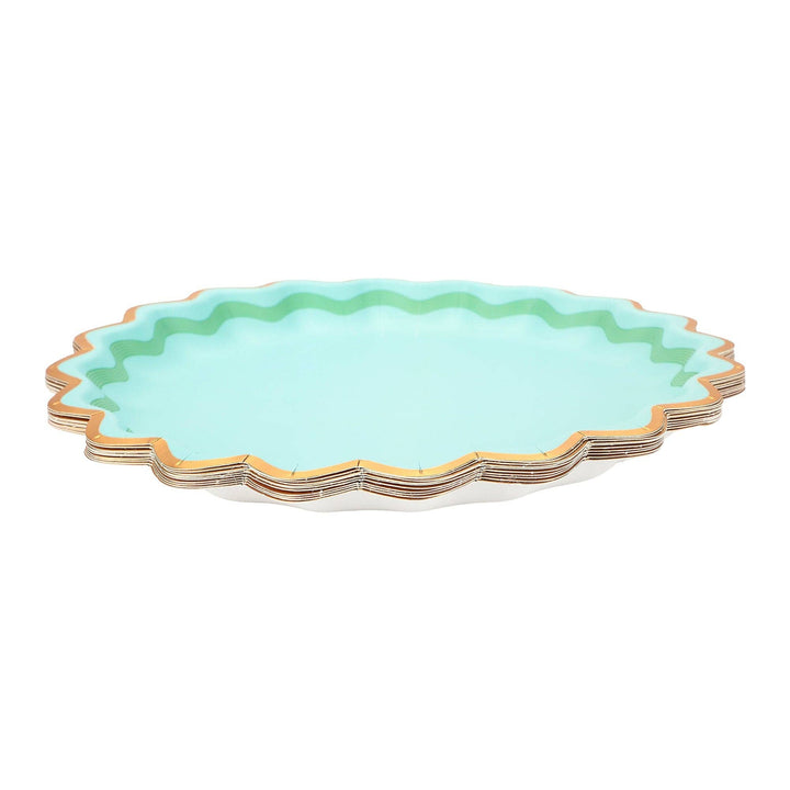 Rainbow Ric Rac Plates