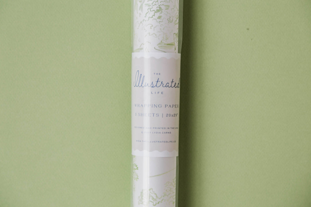Nativity Toile Gift Wrap