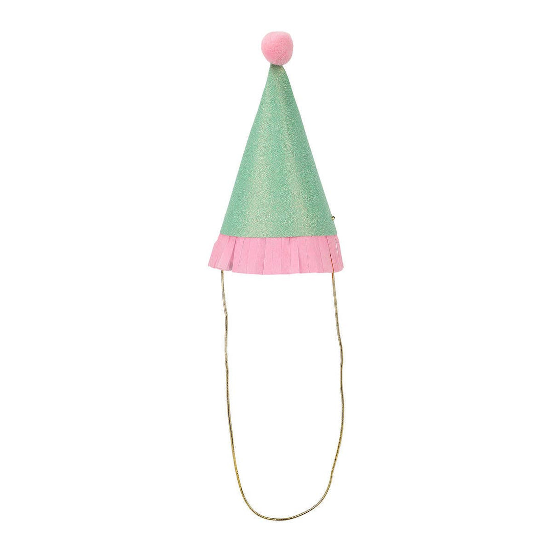 Mini Glitter Party Hats