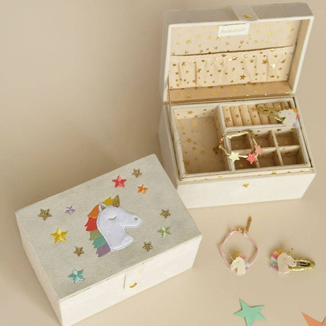 Rainbow Unicorn Large Jewellery Box