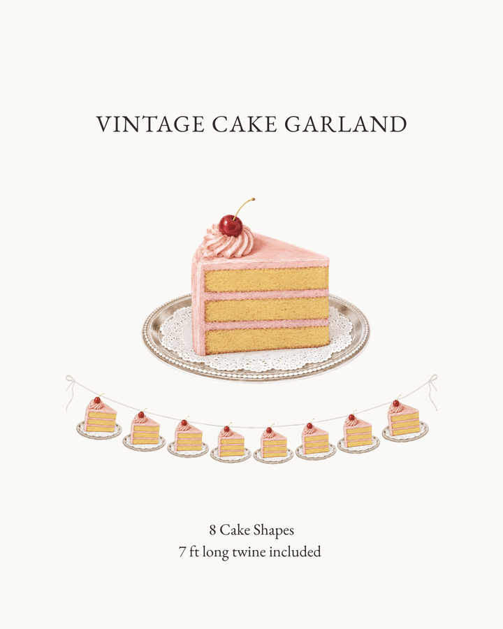 Vintage Cake Garland