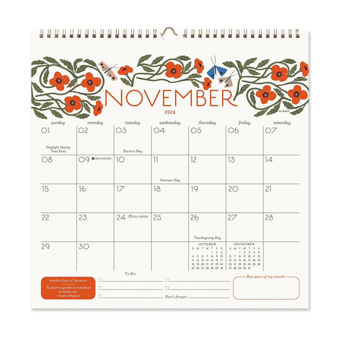 2026 Garden Party Calendar