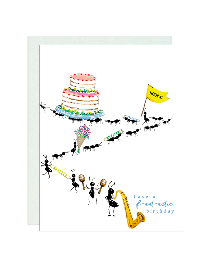 Ants Birthday Card