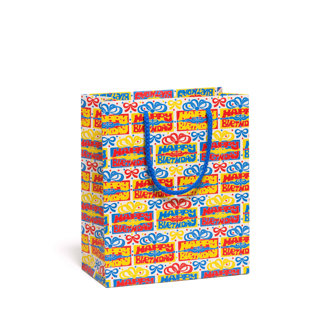 Happy Birthday Presents Medium Gift Bag