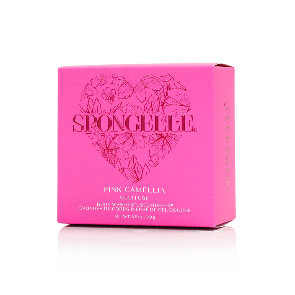 Pink Camellia Heart Buffer 