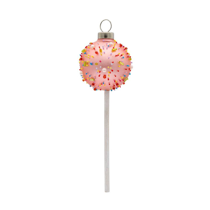 Sprinkle Cake Pop Ornament
