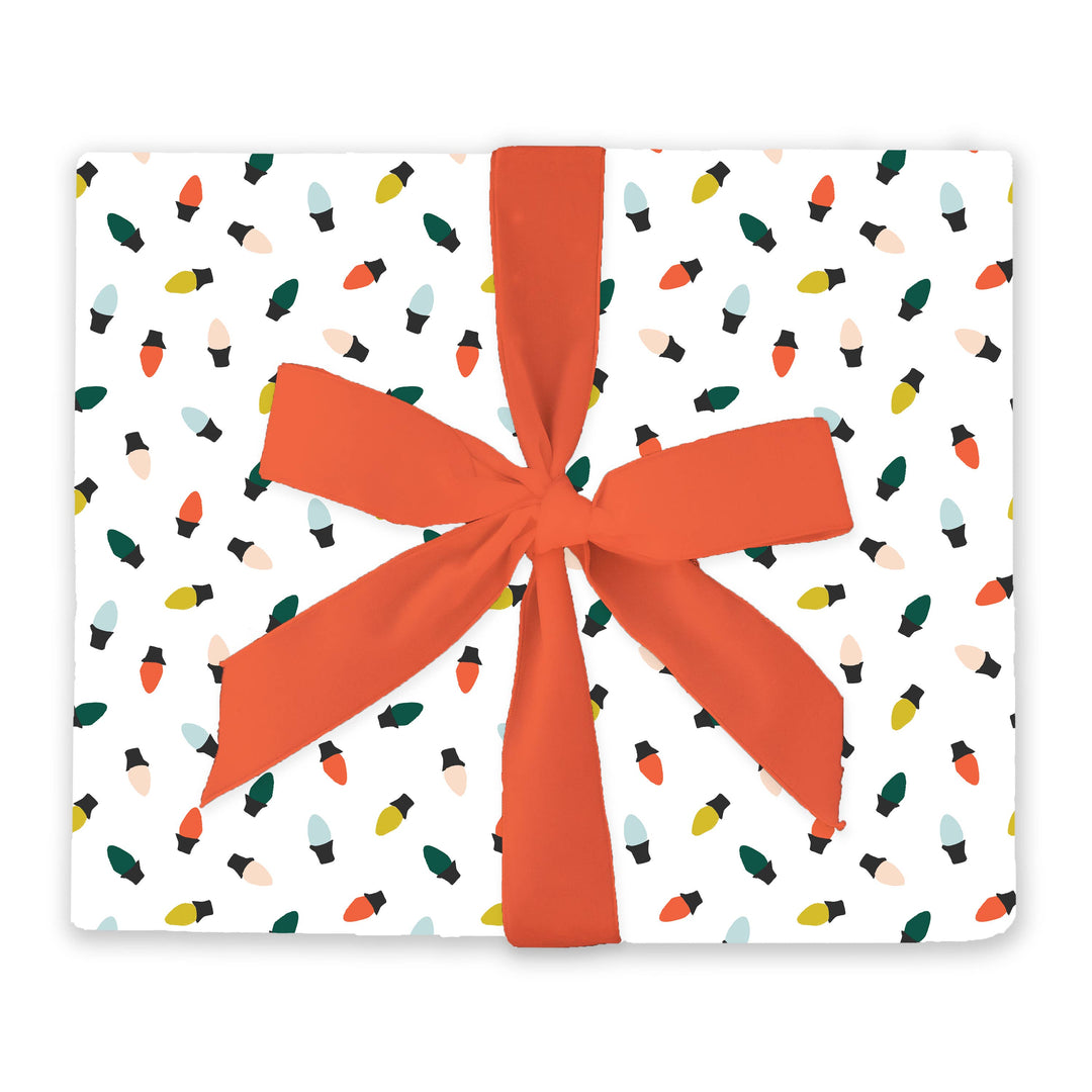 Holiday Lights Wrapping Paper Continuous Roll