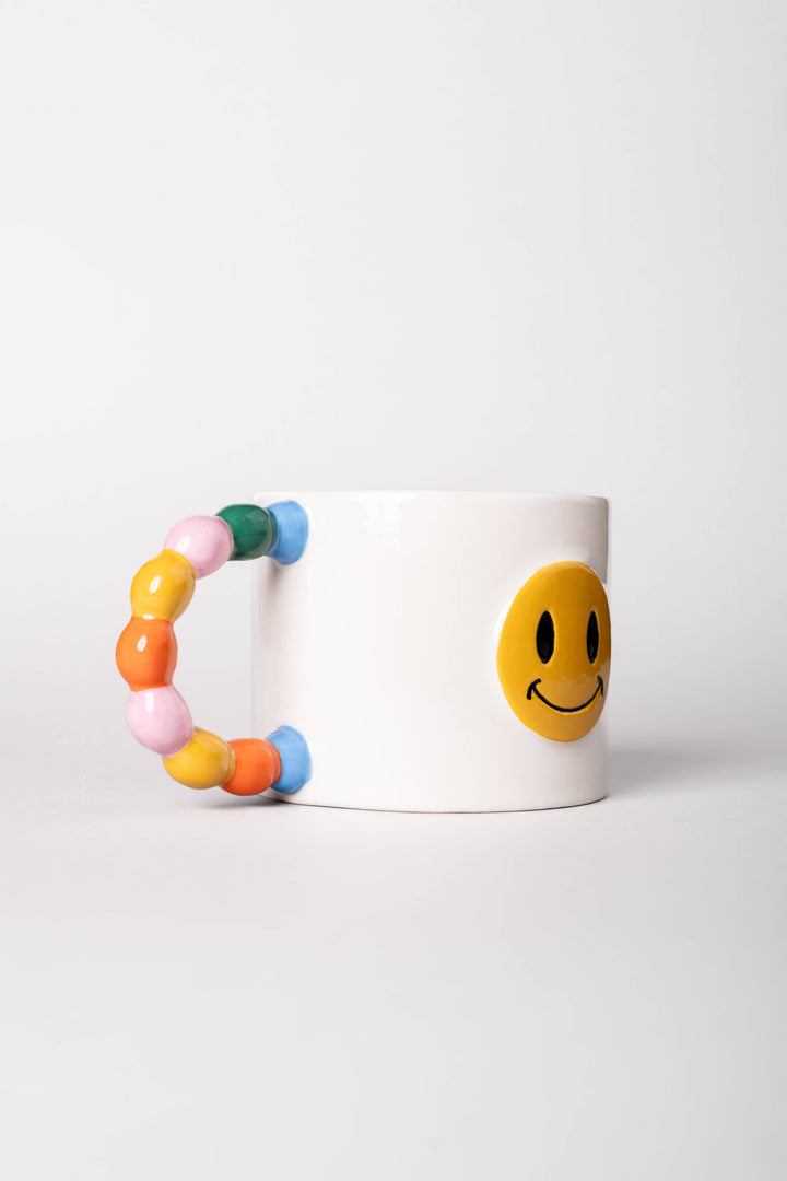 Smiley Face Novelty Ceramic Mug