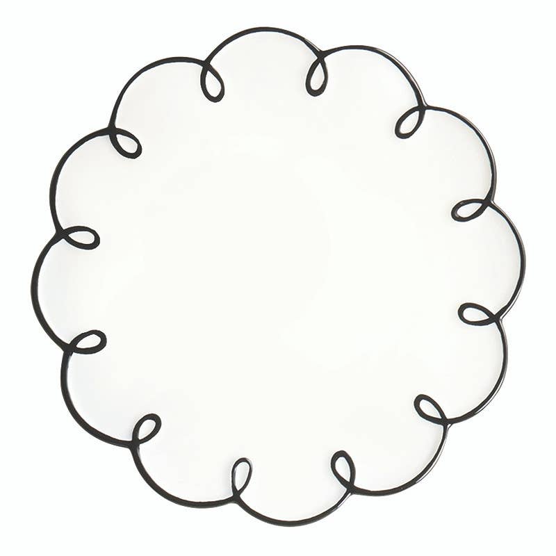 Scalloped Appetizer Plates