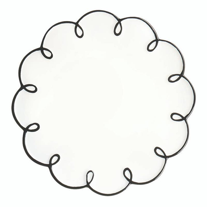 Scalloped Appetizer Plates