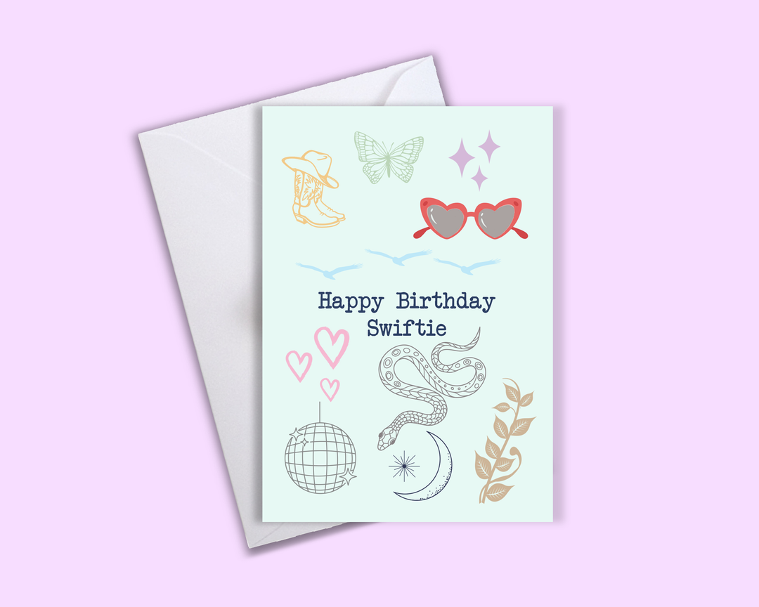 Happy Birthday Swiftie Card