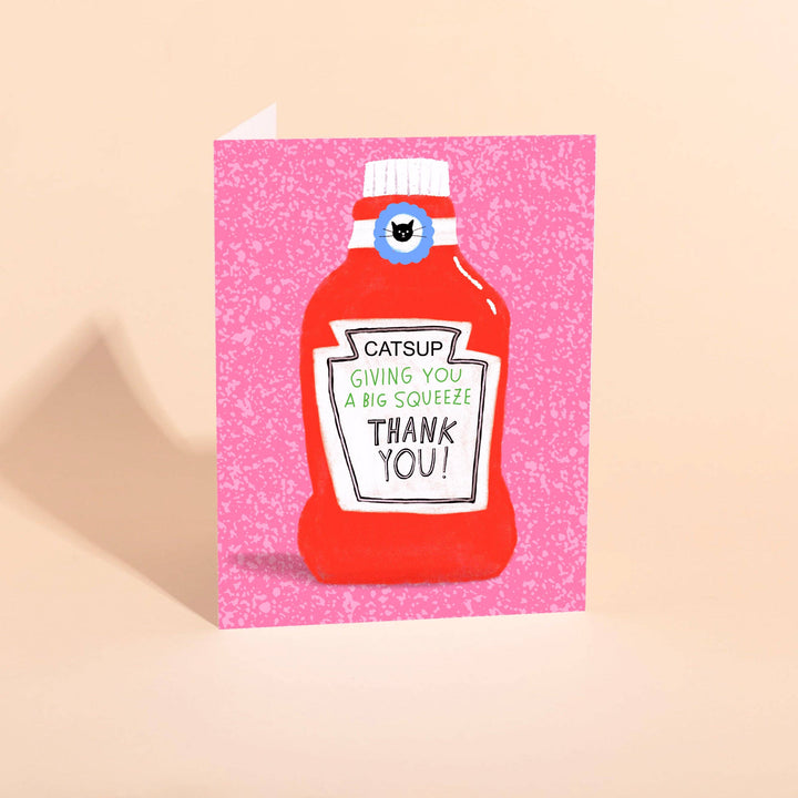Catsup Thank You Card