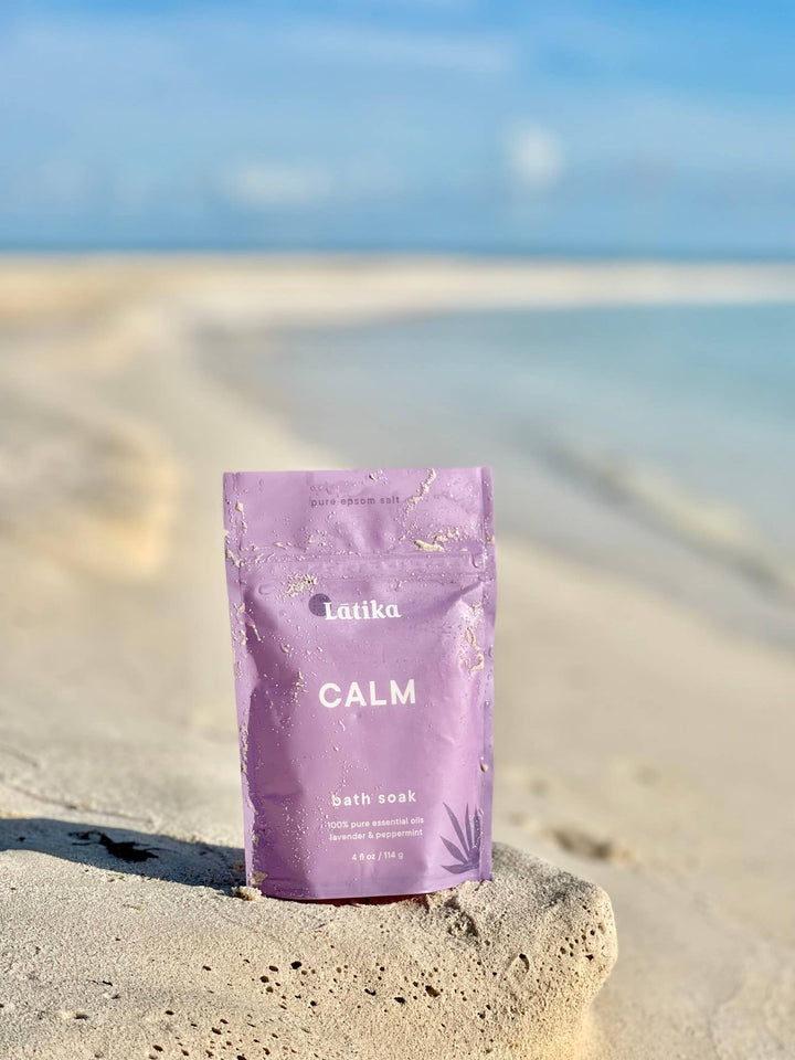 Calm Lavender Mint Epsom Salt Soak