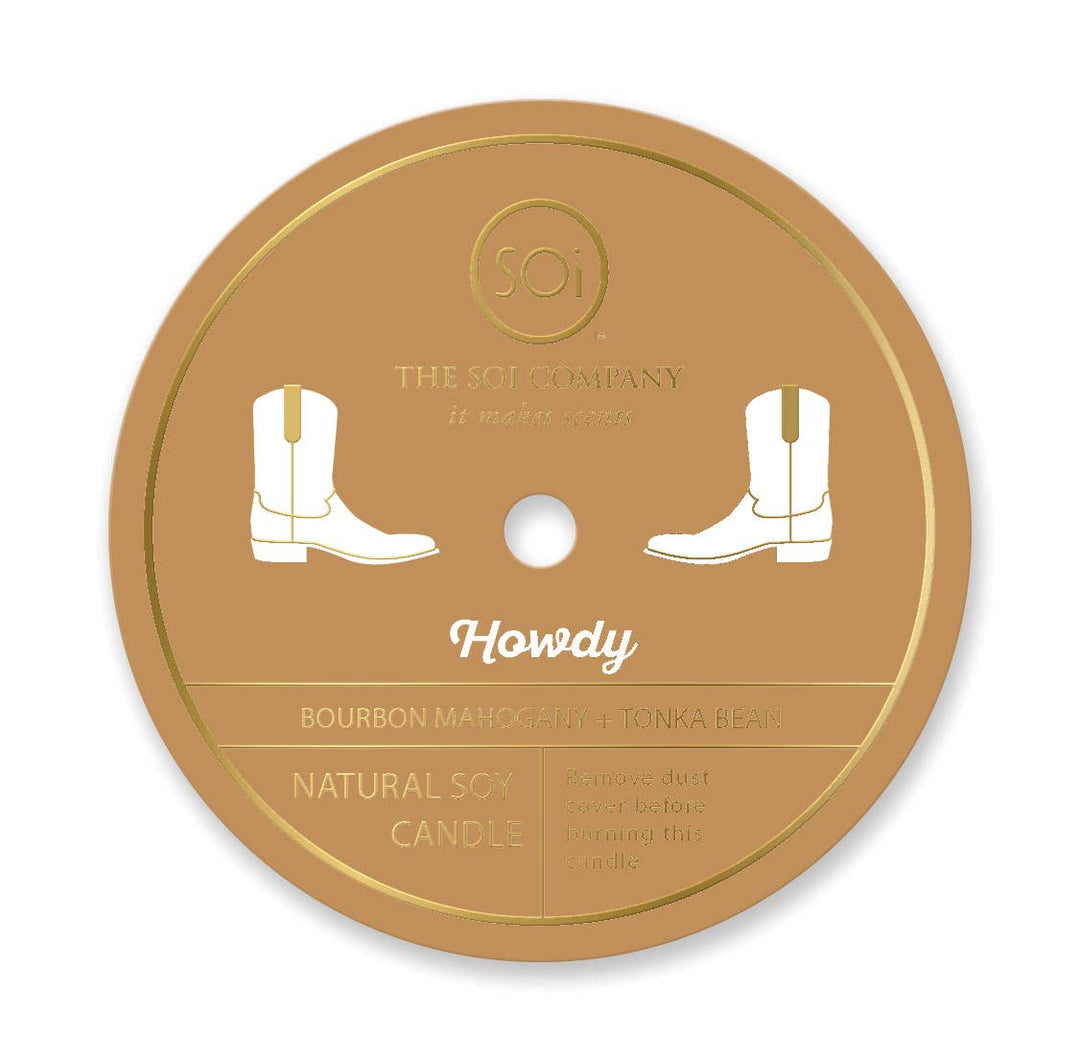 Howdy Icon Candle