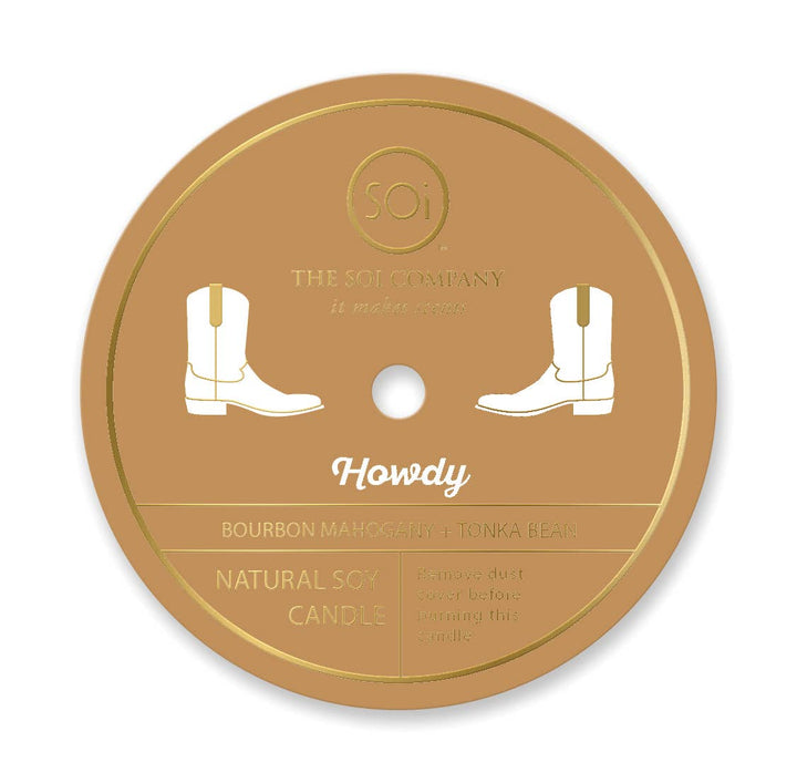 Howdy Icon Candle
