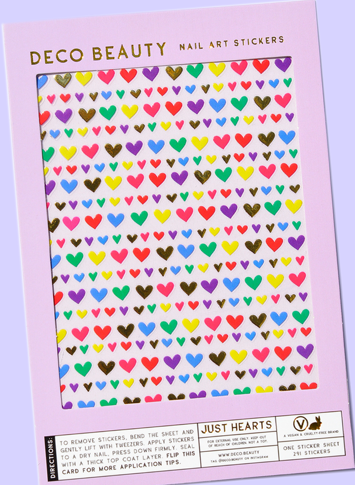 Hearts Nail Art Stickers