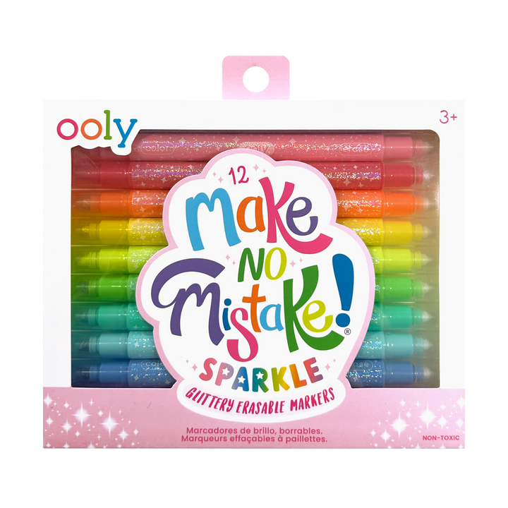 Make no Mistake! Glittery Erasable Markers