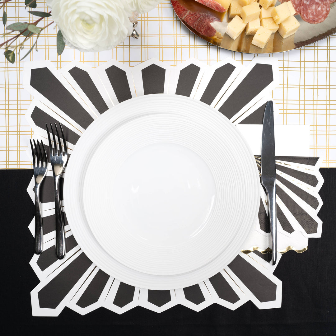 Celebration Chic Black Napkin
