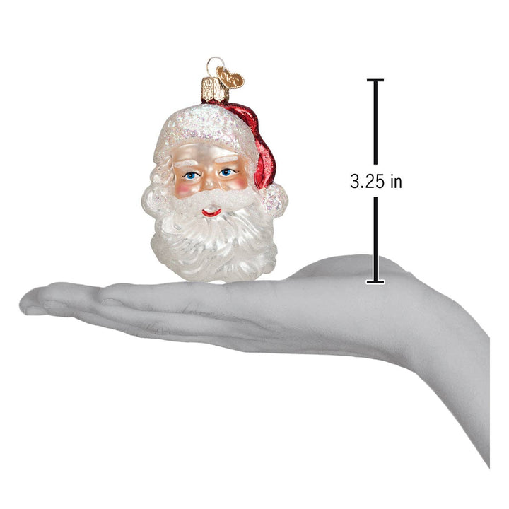 Mid-Century Santa Head Ornament