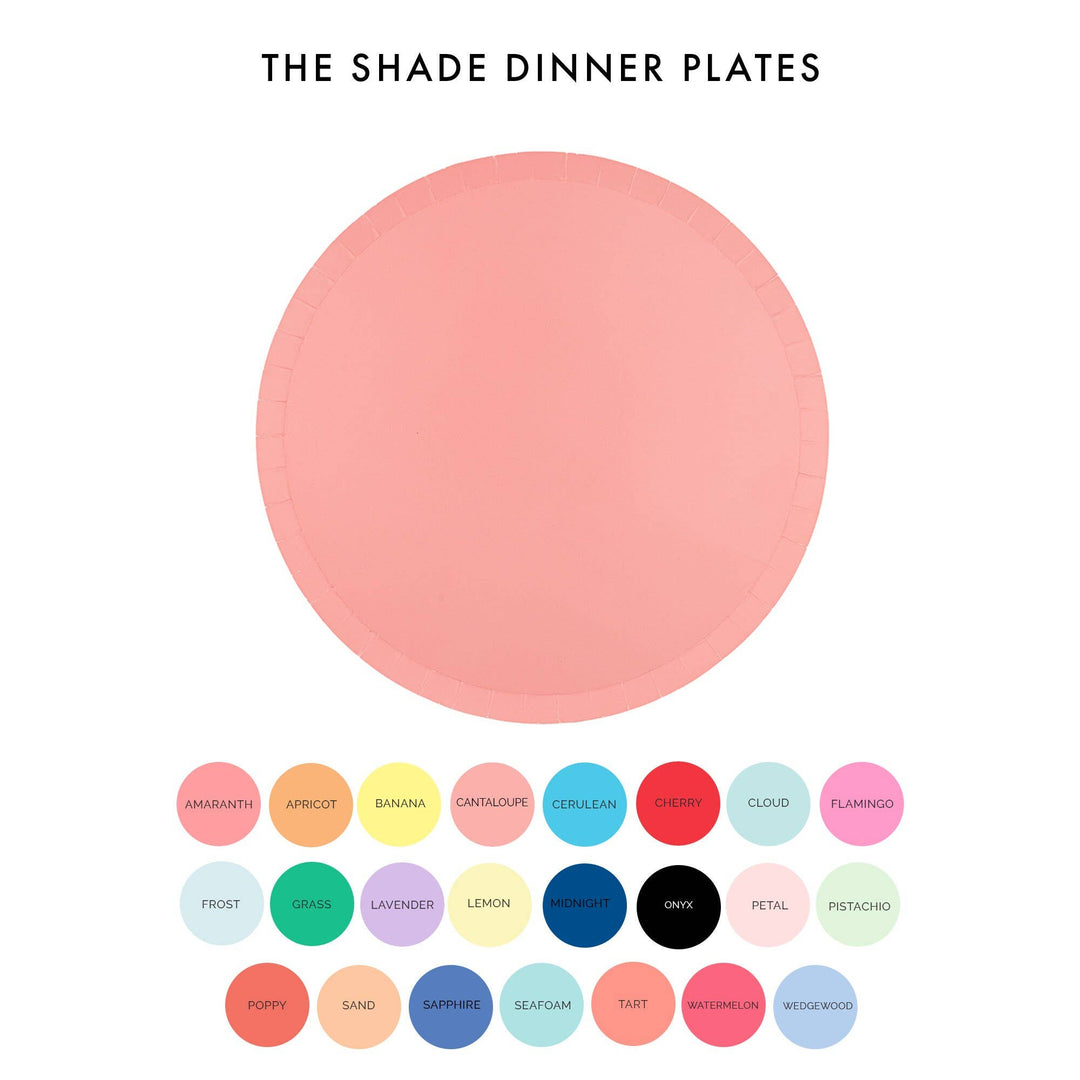 Apricot Shades Dinner Plates