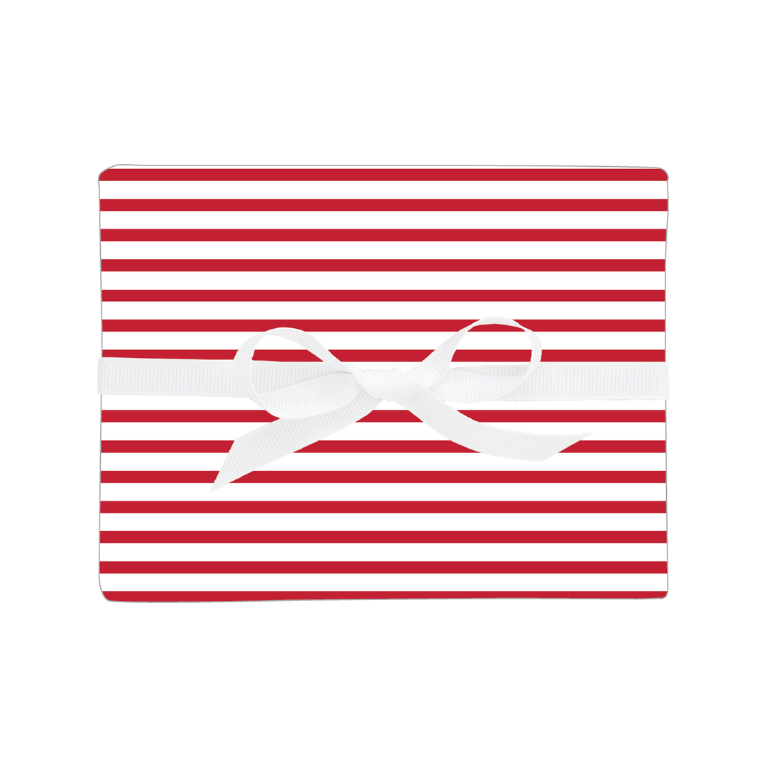 Red Stripe Gift Wrap Rolls
