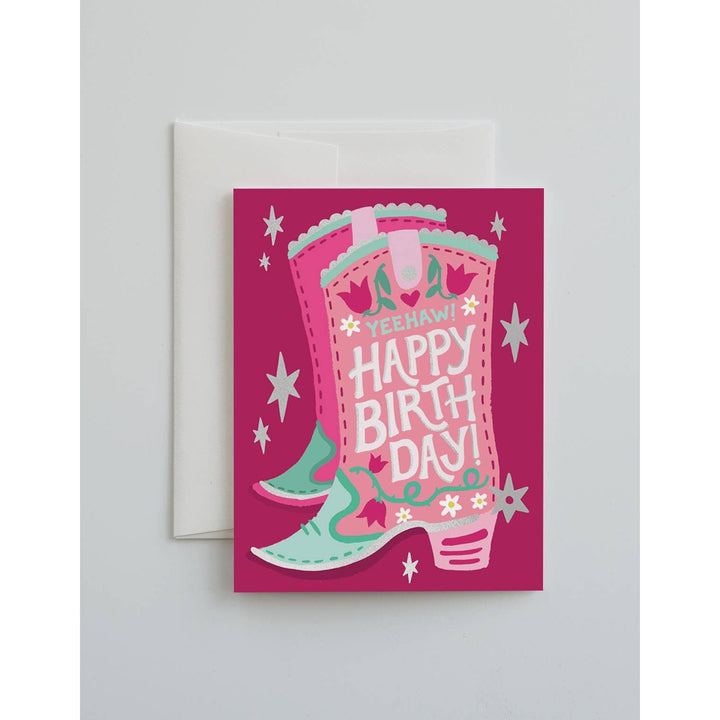 Cowgirl Boot Card
